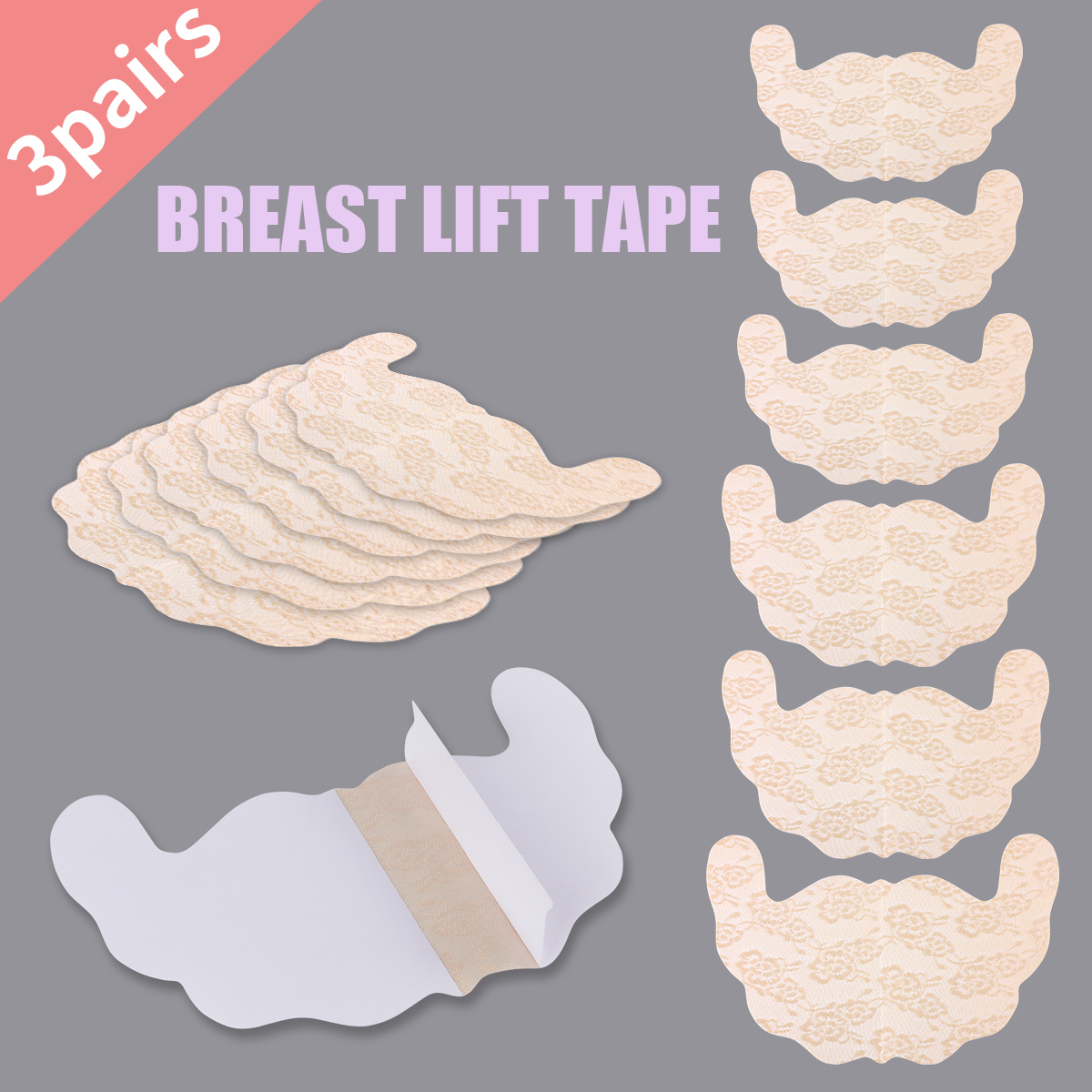 6-Piece Set of Invisible Bra T - Strapless Bra Adhesive recension och pris