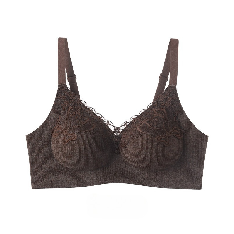 Women Fashion Ribbed Lace Bral - Lace Bralette Set recension och pris
